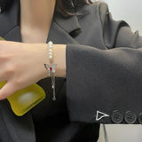 Butterfly Crystal Bracelet Women Cosplay Chain Bangle