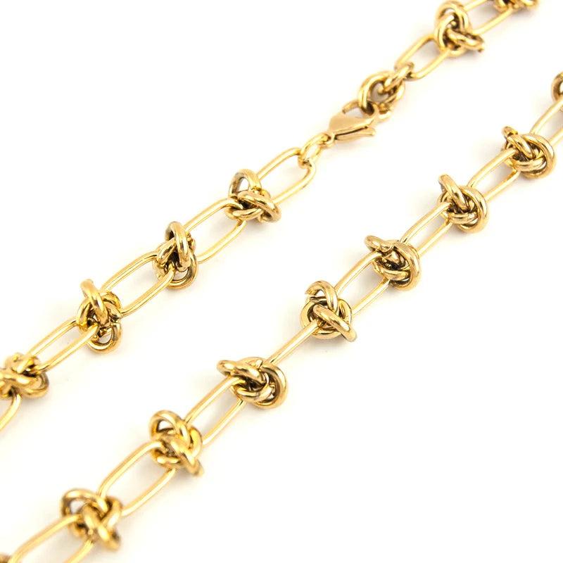 Thick T Buckle Bracelet Stainless Steel Punk Jewelry