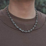 Thick T Buckle Bracelet Stainless Steel Punk Jewelry