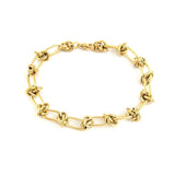 Thick T Buckle Bracelet Stainless Steel Punk Jewelry