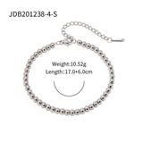 Uworld Sporty 18K PVD Plated Stainless Steel 5mm Ball Bracelet