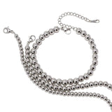 Uworld Sporty 18K PVD Plated Stainless Steel 5mm Ball Bracelet