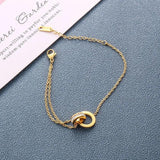 High Titanium Steel Roman Bracelet for Women