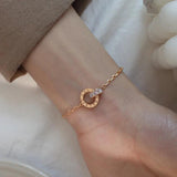 High Titanium Steel Roman Bracelet for Women