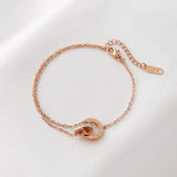 High Titanium Steel Roman Bracelet for Women