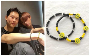 Kpop MONSTA X JOOHEON SMILE Beaded Bracelet for Men Women