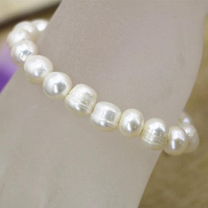 10-11mm Freshwater Pearl Bracelet 7.5inch B3128