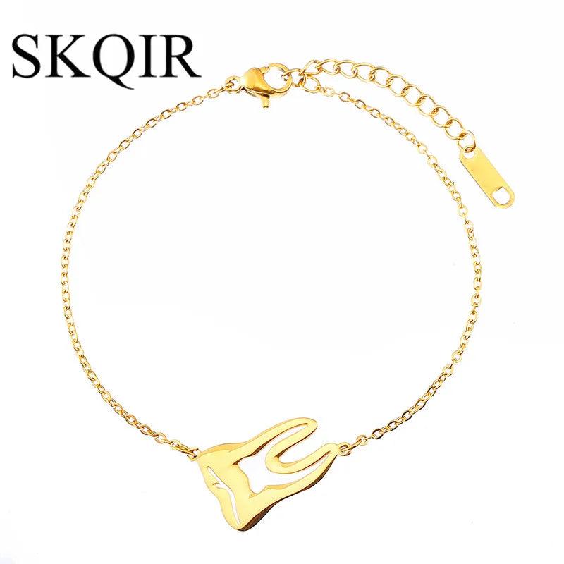 Medical Teeth Bracelet Tooth Pulseira Stainless Steel Chain Women Men Gift