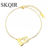 Medical Teeth Bracelet Tooth Pulseira Stainless Steel Chain Women Men Gift