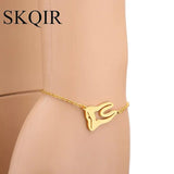 Medical Teeth Bracelet Tooth Pulseira Stainless Steel Chain Women Men Gift