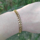 Wheat Ear Leaves Chain Bracelet for Women