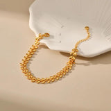 Wheat Ear Leaves Chain Bracelet for Women