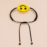 Go2boho Happy Face Smiley Charm Bracelet Yellow