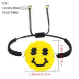 Go2boho Happy Face Smiley Charm Bracelet Yellow