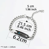 Stainless Steel Couple Bracelet for Men and Women