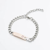 Stainless Steel Couple Bracelet for Men and Women