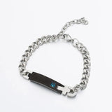 Stainless Steel Couple Bracelet for Men and Women