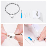 Paperclip Chain Heart Urn Bracelet for Women