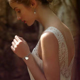 Paperclip Chain Heart Urn Bracelet for Women