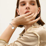 Paperclip Chain Heart Urn Bracelet for Women
