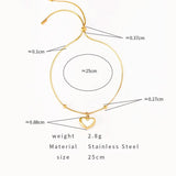 Heart Shell Stainless Steel Bracelet for Women Charm Bracelets