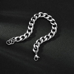 Atoztide Punk 11.5mm Chain Bracelet Stainless Steel