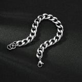 Atoztide Punk 11.5mm Chain Bracelet Stainless Steel