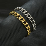 Atoztide Punk 11.5mm Chain Bracelet Stainless Steel