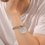 Pagan Tetragrammaton Pentagram Pentacle Male Bracelet