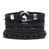 Vintage Multilayer Cross Gigantic Evil Eye Bracelet Men