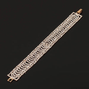 Vintage Crystal Bracelet for Women Bridal Wedding Jewelry