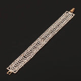 Vintage Crystal Bracelet for Women Bridal Wedding Jewelry