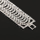 Vintage Crystal Bracelet for Women Bridal Wedding Jewelry