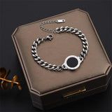 316L Stainless Steel Woman Bracelet Roman Numbers European American Style