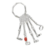 Gothic Punk Hand Skull Skeleton Bracelet Bangle Halloween Accessories