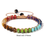 Natural Stone Boho Wrap Bracelet Bangle Jaspers Charm Jewelry