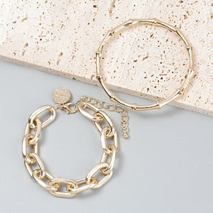 Alloy Bracelet Two-piece Combination Temperament Jewelry