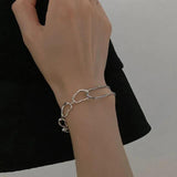 Foxanry Silver Bracelet Jewelry for Women