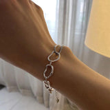 Foxanry Silver Bracelet Jewelry for Women