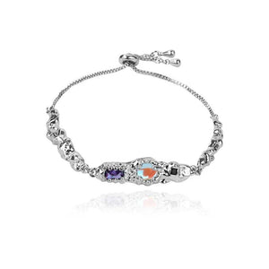 Colorful Stone Irregular Chain Bracelet for Women