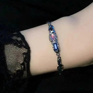 Colorful Stone Irregular Chain Bracelet for Women