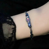Colorful Stone Irregular Chain Bracelet for Women