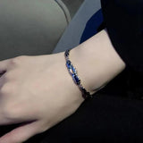 Colorful Stone Irregular Chain Bracelet for Women