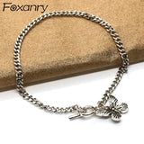Silver Butterfly Bracelet for Women, OT Buckle Party Jewelry