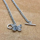 Silver Butterfly Bracelet for Women, OT Buckle Party Jewelry