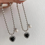 Mewanry Silver Bracelet Love Pearl Party Jewelry