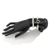 Retro Pearl Double Bracelets Set Alloy Chain Jewelry Accessories