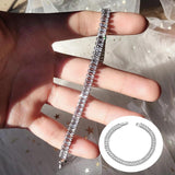 Uilz Bracelet Women Multicolor Zircon Wedding Bride Adjustable Jewelry