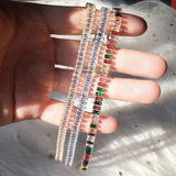 Uilz Bracelet Women Multicolor Zircon Wedding Bride Adjustable Jewelry