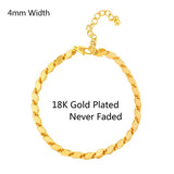 4mm Width Muslim Islamic Bracelet Middle East Oman Allah Jewelry